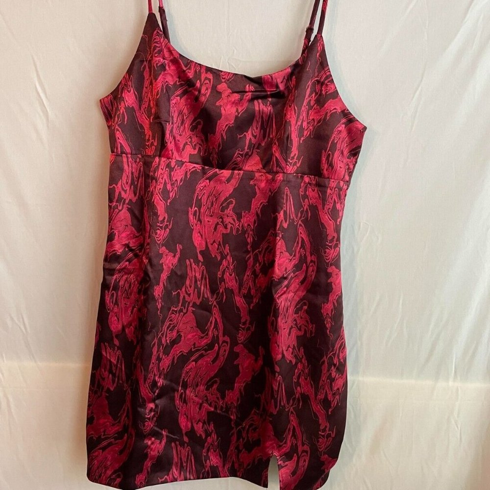 Wild Fable Juniors Dark Pink/Purple Slip Dress size XL